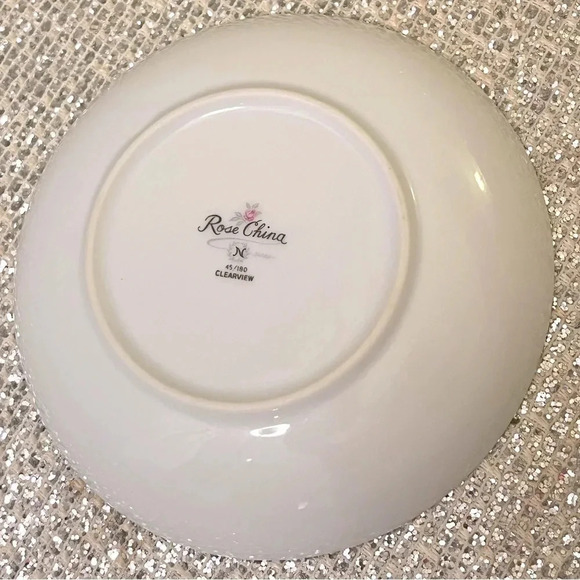 Noritake Clearview By Rose China Small Bowl Plate Vintage Floral Pattern - Picture 4 of 6